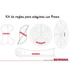 Kit de reglas para acolchar en máquinas con frame
